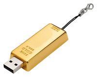 gold bar usb, flash drive